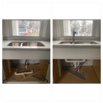 Deluxe Handyman Service - Faucet and drain install - Handyman Near Me Deluxe Handyman Service - Faucet and drain install - Handyman Near Me