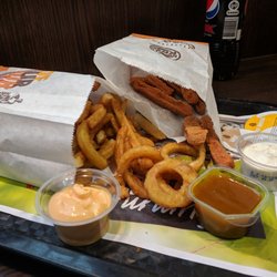 Burger King - Chicky-sticks and potato rotatoes