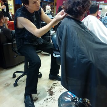 Focus Hair Studio - owner, jimmy did a rad job w/ this woman's hair. entertaining me as i sat next to her while my hair was being worked on. ha - Hair Salons Near Me - City Industry, California