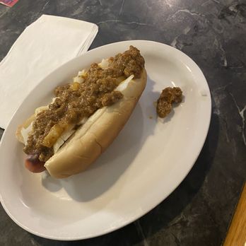 McPartlan's Corner - Chili ("slime") dog - New American Near Me - Buffalo, New York