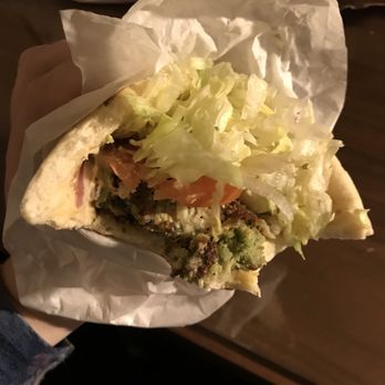 Aladdin Gyro-Cery - Aladdin falafel sandwich. Amazing!!! Best food I've had since being in Seattle all week. - Greek Near Me - Seattle, Washington
