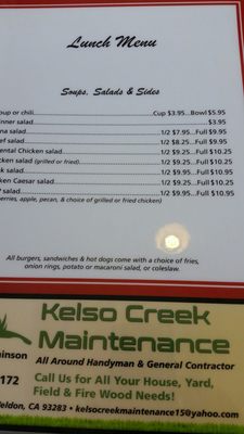 Menu photo 7 Red Rooster Cafe Lake Isabella, CA Menu photo 7 Red Rooster Cafe Lake Isabella, CA