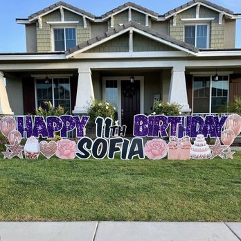Lovely Lawn Signs - Surprise your special someone on their big day! - Party Equipment Rentals Near Me Lovely Lawn Signs - Surprise your special someone on their big day! - Party Equipment Rentals Near Me