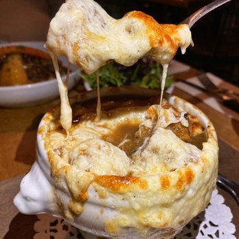 Le Billig - French onion soup - Creperies Near Me - Quebec City, Quebec Le Billig - French onion soup - Creperies Near Me - Quebec City, Quebec