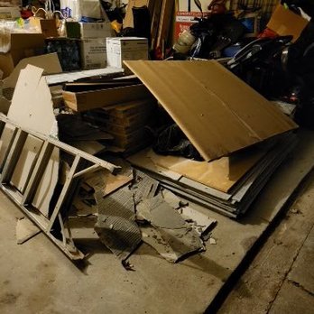 Capital Restoration - How they left my garage. - Damage Restoration Near Me - Marietta, Georgia