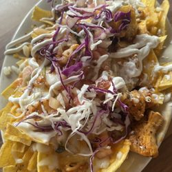 Mahi Mahi - Mahi mahi plantain nachos