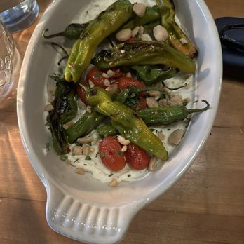 Indaco - Shishito peppers - Italian Near Me - Charleston, South Carolina Indaco - Shishito peppers - Italian Near Me - Charleston, South Carolina
