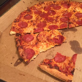 Domino's Pizza - No sauce, burnt, and cold pepperoni pizza - Pizza Near Me - Placentia, California Domino's Pizza - No sauce, burnt, and cold pepperoni pizza - Pizza Near Me - Placentia, California
