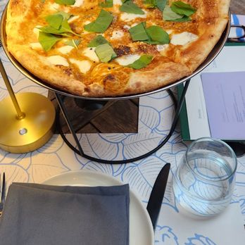Lindens - Margarita pizza (Monday margarita specials) - New American Near Me - New York, New York Lindens - Margarita pizza (Monday margarita specials) - New American Near Me - New York, New York