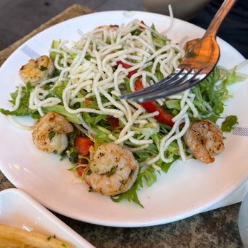 Fig Tree Cafe - Miso shrimp salad - Breakfast & Brunch Near Me - San Diego, California Fig Tree Cafe - Miso shrimp salad - Breakfast & Brunch Near Me - San Diego, California