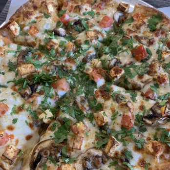 Pizza Twist - Paneer tikka masala veggie pizza minus onion and green peppers. - Pizza Near Me - Greenwood, Indiana Pizza Twist - Paneer tikka masala veggie pizza minus onion and green peppers. - Pizza Near Me - Greenwood, Indiana