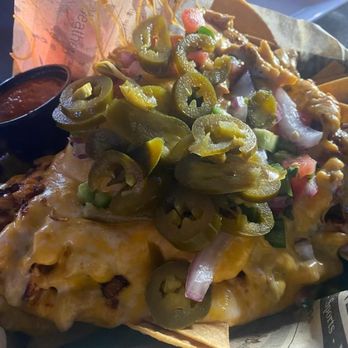 Murray's Saloon & Eatery - Chicken nachos with Pico jalapeño and cheese blend highly reccomend - Karaoke Near Me - Big Bear Lake, California