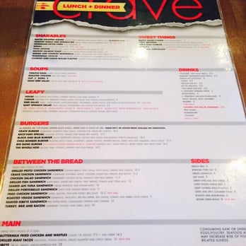 Crave Kitchen & Bar - Cafes Near Me - El Paso, Texas