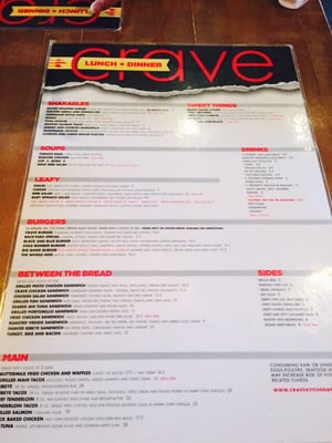 Menu photo 6 Crave Kitchen & Bar El Paso, TX