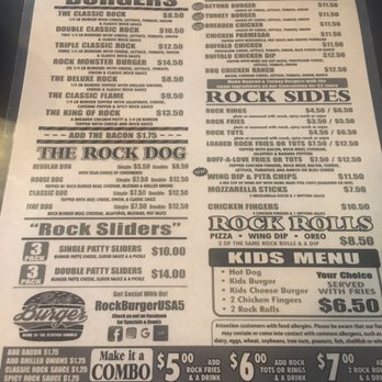 Rock Burger - Tonawanda - Menu - Burgers Near Me - Tonawanda, New York Rock Burger - Tonawanda - Menu - Burgers Near Me - Tonawanda, New York