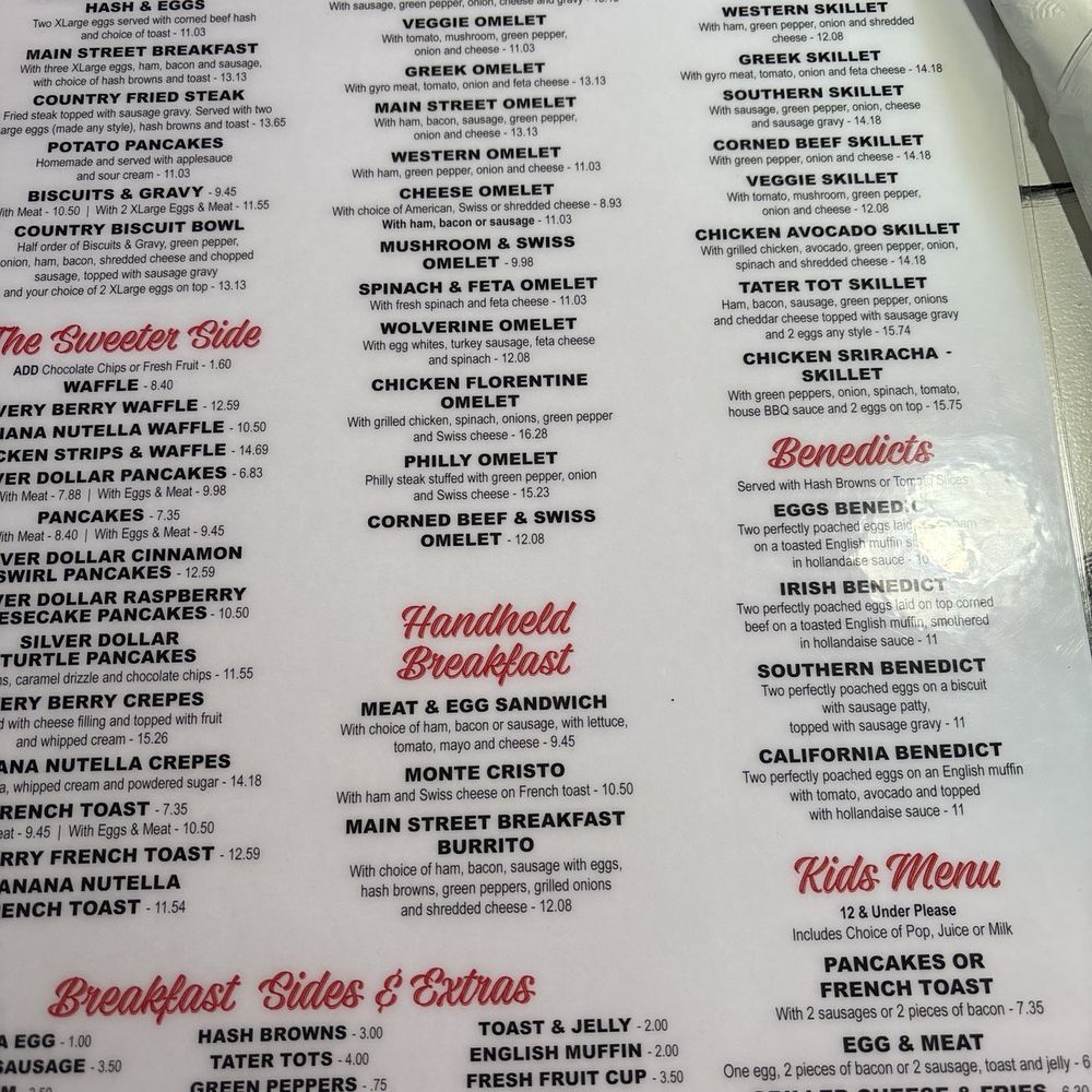 Main Street Brunch - Menu - Breakfast & Brunch Near Me - Port Huron, Michigan Main Street Brunch - Menu - Breakfast & Brunch Near Me - Port Huron, Michigan