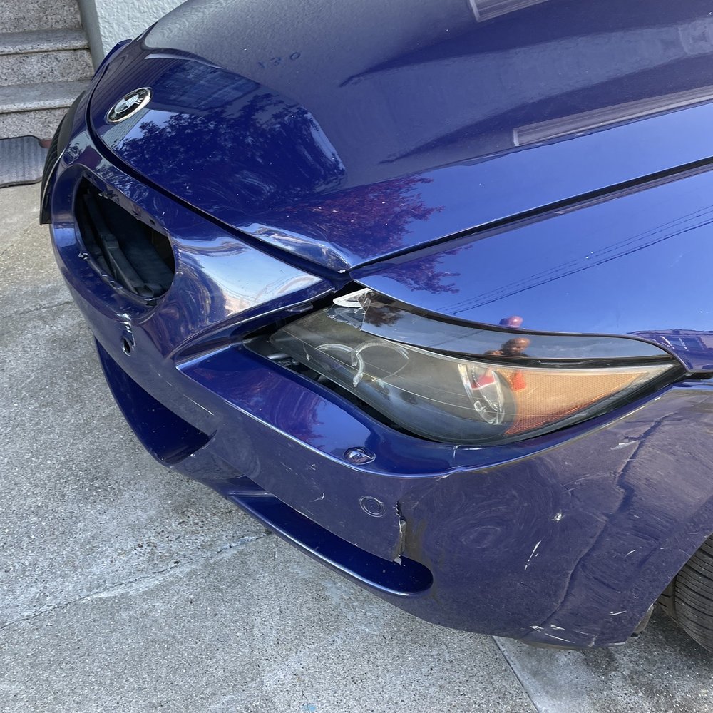 Spectrum Auto Body - Damage sustained prior to the work. - Body Shops Near Me - Burlingame, California Spectrum Auto Body - Damage sustained prior to the work. - Body Shops Near Me - Burlingame, California