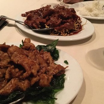 Mr Spicy - Beef and Fried Noodles and I think bottom dish was beef and lettuce - Thai Near Me - Pointe-Claire, Quebec Mr Spicy - Beef and Fried Noodles and I think bottom dish was beef and lettuce - Thai Near Me - Pointe-Claire, Quebec