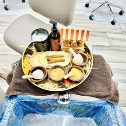 River Oaks Nails - The pedi gel and display!