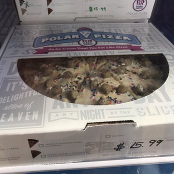 Baskin-Robbins - Pizza shaped ice cream cake - Ice Cream & Frozen Yogurt Near Me - Covina, California