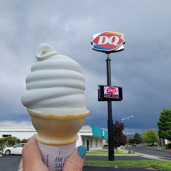 Dairy Queen Grill & Chill - a hand holding an ice cream cone - Ice Cream & Frozen Yogurt Near Me - The Dalles, Oregon Dairy Queen Grill & Chill - a hand holding an ice cream cone - Ice Cream & Frozen Yogurt Near Me - The Dalles, Oregon