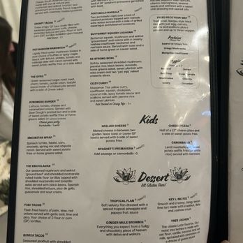The Ginger Mule - Menu - Vegan Near Me - Houston, Texas