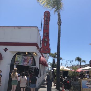 Cool Cat Cafe - Signage at entry - American Near Me - Pismo Beach, California