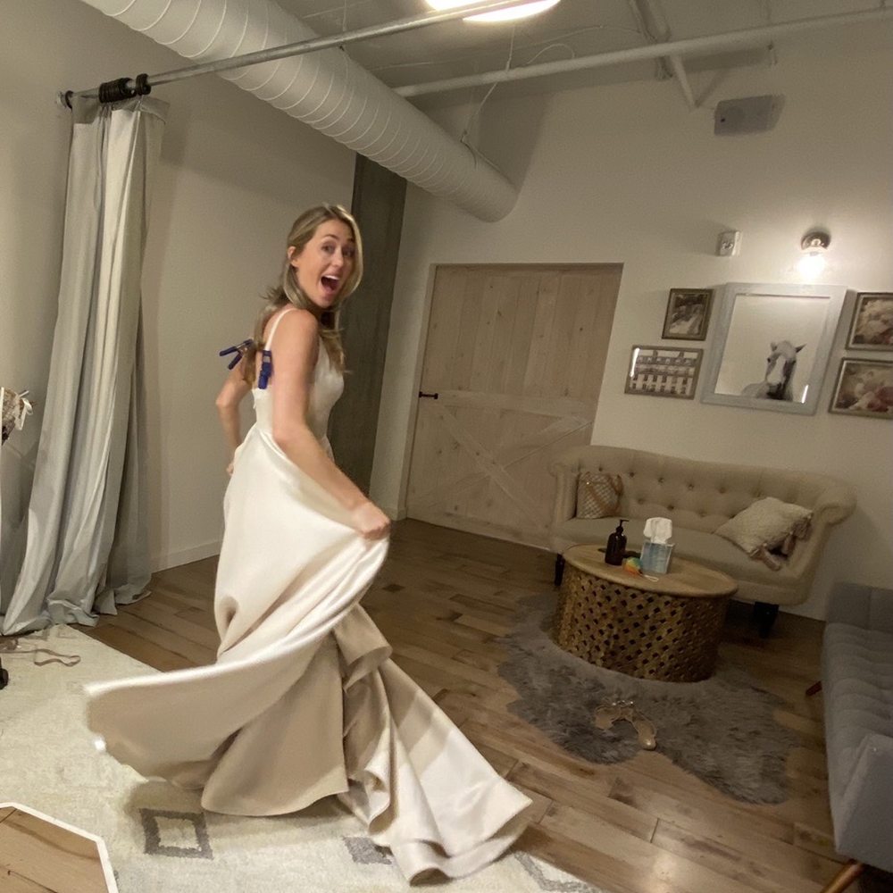 Gilded Bridal - She was having so much fun! - Bridal Near Me - Raleigh, North Carolina Gilded Bridal - She was having so much fun! - Bridal Near Me - Raleigh, North Carolina