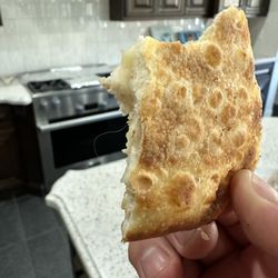 Round Table Pizza - Hair on Italian Garlic Supreme Pizza
