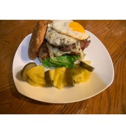 Grocery Outlet - Condiments and ground meat from this location makes this Burger something to contend with.