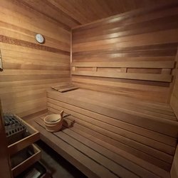 NW Comfy Cabins - Journey's End sauna