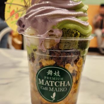 Matcha Cafe Maiko - Maiko Special (w Ube & Matcha) - Ice Cream & Frozen Yogurt Near Me - Monterey Park, California Matcha Cafe Maiko - Maiko Special (w Ube & Matcha) - Ice Cream & Frozen Yogurt Near Me - Monterey Park, California