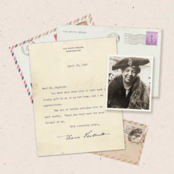 CO Bigelow Apothecaries - First Lady Eleanor Roosevelt thank you letter to the store - Drugstores Near Me - New York, New York CO Bigelow Apothecaries - First Lady Eleanor Roosevelt thank you letter to the store - Drugstores Near Me - New York, New York