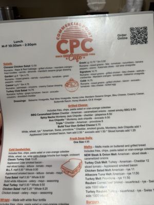 Menu photo 5 Commercial Point Cafe Fort Lauderdale, FL