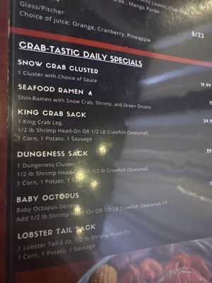 Menu photo 4 The Crab Station - Carrollton Carrollton, TX