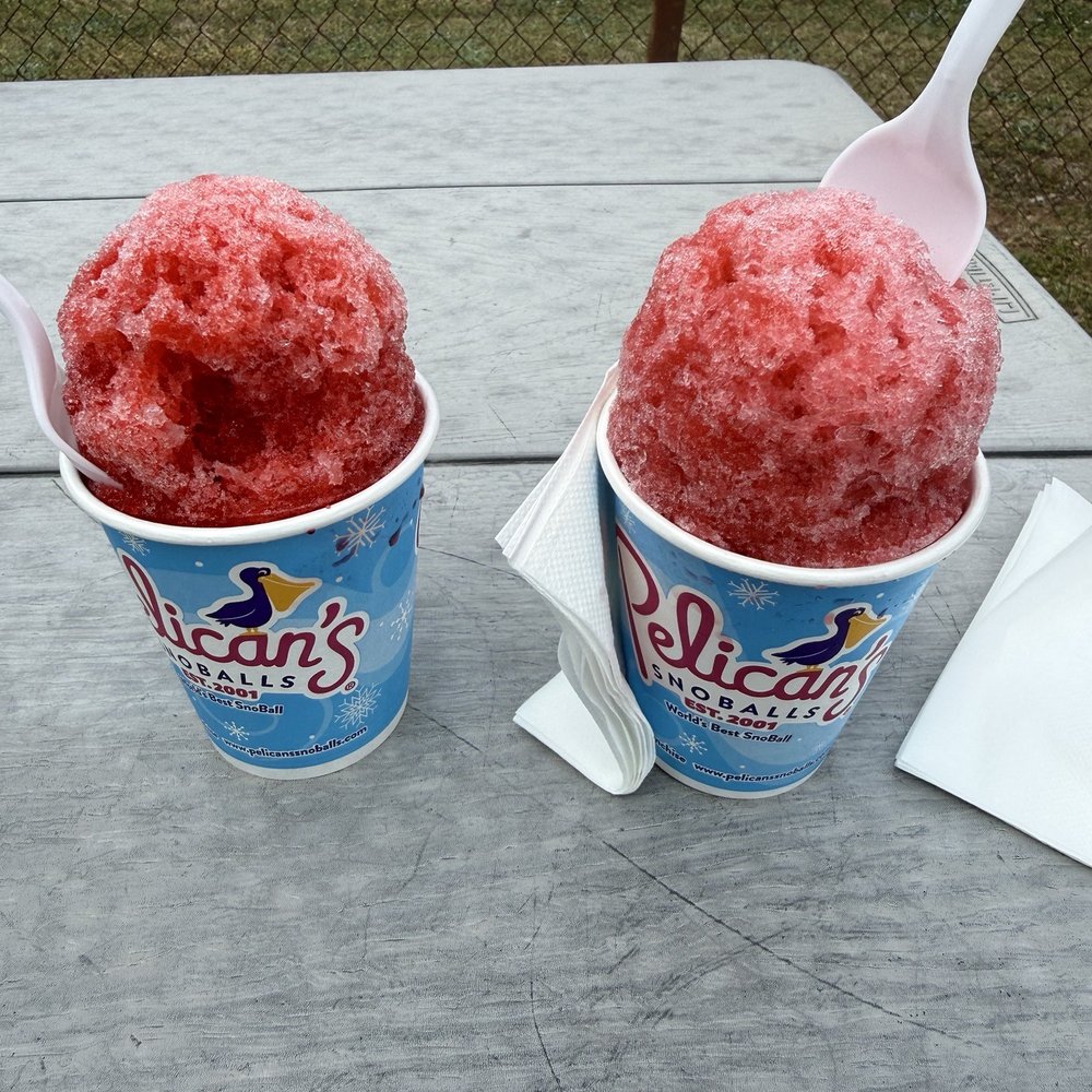 Pelican's Snoballs - Strawberry and Strawberry Daiquiri SnoBalls - Shaved Snow Near Me - Kennesaw, Georgia Pelican's Snoballs - Strawberry and Strawberry Daiquiri SnoBalls - Shaved Snow Near Me - Kennesaw, Georgia