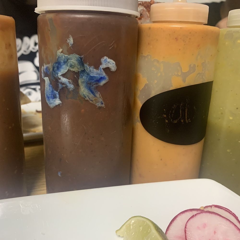 Charly's Taqueria - a variety of condiments - Mexican Near Me - Springdale, Arkansas