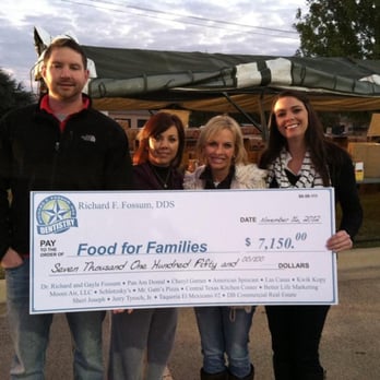 Richard Fossum, DDS - Food for Families donation - General Dentistry Near Me - Temple, Texas Richard Fossum, DDS - Food for Families donation - General Dentistry Near Me - Temple, Texas