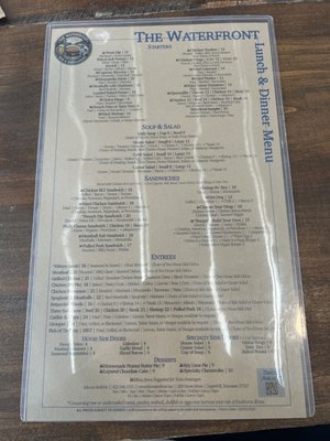 Menu photo 2 The Waterfront Bar Copperhill, TN Menu photo 2 The Waterfront Bar Copperhill, TN