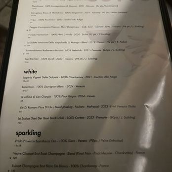 SottoVoce - Wine list - Wine Bars Near Me - Miami, Florida
