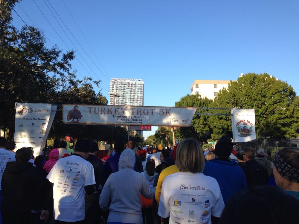 Seniors First Turkey Trot 5k Logo