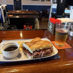 Half the order of the roast beef hero. Wow it's was great