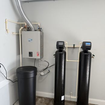 Water-Tite Plumbing - Converted tank water heater to tankless, plus we added a whole house water filter system to protect the new water heater and improve quality - Water Purification Services Near Me - Deland, Florida Water-Tite Plumbing - Converted tank water heater to tankless, plus we added a whole house water filter system to protect the new water heater and improve quality - Water Purification Services Near Me - Deland, Florida
