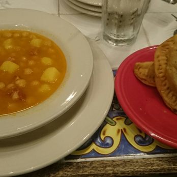 The Columbia - Soup and chicken empanadas - Spanish Near Me - St Augustine, Florida The Columbia - Soup and chicken empanadas - Spanish Near Me - St Augustine, Florida