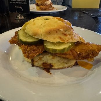 Vicious Biscuit - Nashville Hot Chicken biscuit. - Breakfast & Brunch Near Me - Akron, Ohio