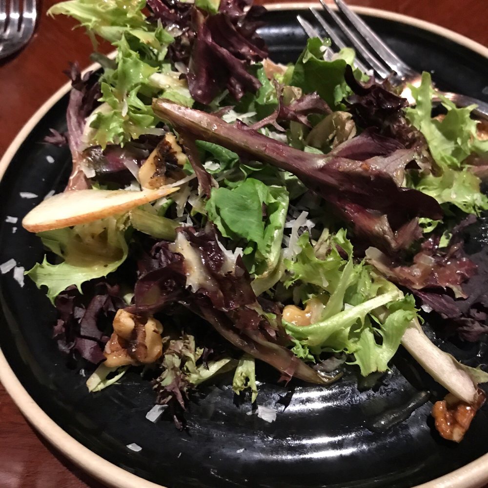 Pattee Café - Hotel salad- curry cider vinaigrette- Delicious!!! - American Near Me - Perry, Iowa Pattee Café - Hotel salad- curry cider vinaigrette- Delicious!!! - American Near Me - Perry, Iowa