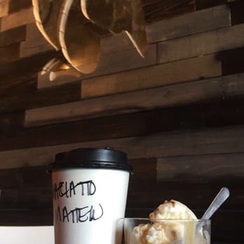 Bad Owl Coffee - My menu favorites  vanilla Affogato and Hazelnut Macchiato - Coffee & Tea Near Me - Henderson, Nevada