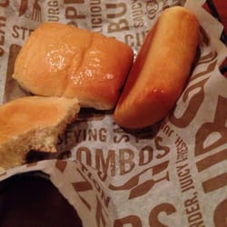 O'Charley's - Oooh the hot fresh rolls...Mmm soo good. We also had twisted chips but those are gone...