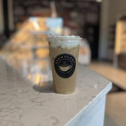 Brewology Coffee - Banana Nut Pie Latte. Yum.