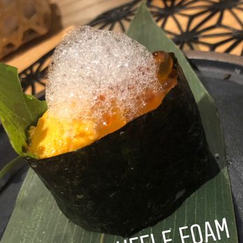 Uroko - UNI with truffle foam - Japanese Near Me - Austin, Texas Uroko - UNI with truffle foam - Japanese Near Me - Austin, Texas